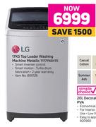 LG 17kg Top Loader Washing Machine (Metallic) T1777NEHTE