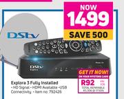 DStv Explora 3 (Fully Installed)