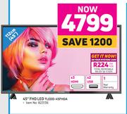 Telefunken 45" (112cm) FHD LED TV TLEDD-45FHDA