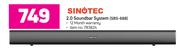 Sinotec 2.0 Soundbar System SBS-688