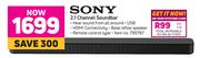 Sony 2.1 Channel Soundbar