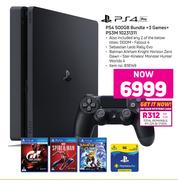 PS4 Pro 500GB Bundle + 3 Games + PS3M 10231311