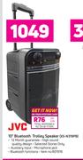 JVC 10" Bluetooth Trolley Speaker XS-N319PB
