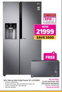 LG 601 Ltr Side By Side Fridge Freezer GC-L247KQDV