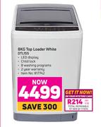 Defy 8Kg Top Loader White DTL155