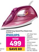 Philips 2100W Easy Speed Plus Steam Iron GC2146.44