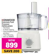 Kenwood Essentials Food Processor FDP03.AOWH