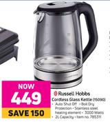Russell Hobbs Cordless Glass Kettle 15090