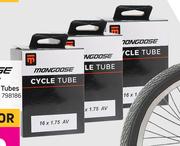 Mongoose 16"/20"/24"/26" Bicycle Standard Tubes-For Any 3