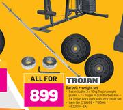 Trojan Barbell + Weight Set-For All