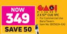 Easi Eight 2 x 57" Cue 1PC