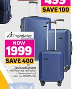 Travelwize 3pc Navy Cyclone
