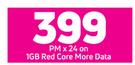Samsung Galaxy A52 5G Smartphone-On 1GB Red Core More Data