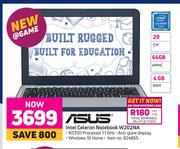 Asus Intel Celeron Notebook W202NA