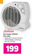 Sunbeam Fan Heater 2000W SFH-200