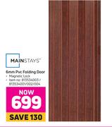 Mainstays 6mm PVC Folding Door