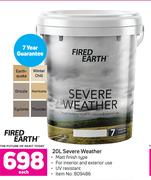 Fired Earth 20L Severe Weather-Each