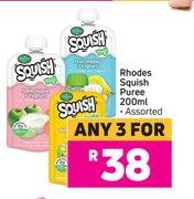 Rhodes Squish Puree Assorted-For Any 3 x 200ml