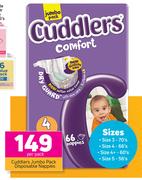 Cuddlers Jumbo Pack Disposable Nappies-Per Pack