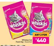 Whiskas Cat Food (Assorted)-For Any 2 x 4kg