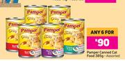 Pampers Canned Cat Food (Assorted)-For Any 6 x 385g 