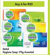 Dettol Hygiene Soap (Assorted)-For Any 6 x 175g