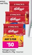 Kellogg's Instant Noodles (Assorted)-For Any 3 x 5 x 70g 