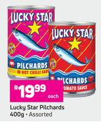Lucky Star Pilchards (Assorted)-400g Each