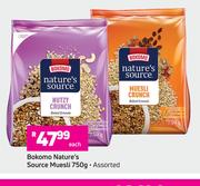 Bokomo Nature's Source Muesli (Assorted)-750g Each