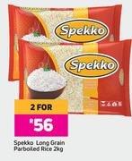 Spekko Long Grain Parboiled Rice-For 2 x 2kg 