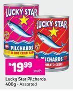 Lucky Star Pilchards (Assorted)-400g Each