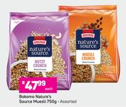 Bokomo Nature's Source Muesli (Assorted)-750g Each