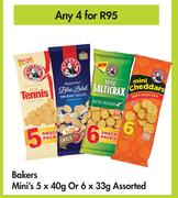 Bakers Mini's (Assorted) 5 x 40g Or 6 x 33g-For Any 4 