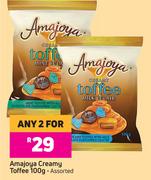 Amajoya Creamy Toffee (Assorted)-For Any 2 x 100g