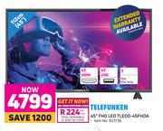 Telefunken 45" FHD LED TLEDD-45FHDA