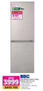 KIC 239L Bottom Freezer Fridge Metallic KBF 525/1 ME