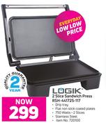 Logik 2 Slice Sandwich Press RSH-441725-117
