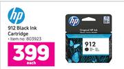 HP 912 Black Ink Cartridge-Each