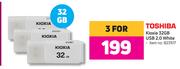 Toshiba Kioxia 32GB USB 2.0 White-For 3