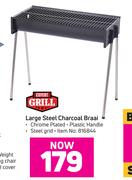 Expert Grill Large Steel Charcoal Braai