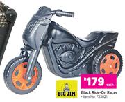 Big Jim Black Ride-On Racer-Each