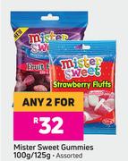 Mister Sweet Gummies Assorted-For Any 2 x 100g/125g