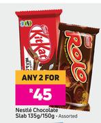 Nestle Chocolate Slab Assorted-For Any 2 x 135g/150g 