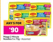 Maggi 2 Minute Noodles Assorted-For Any 5 x 73g