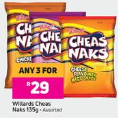 Willards Cheas Naks Assorted-For Any 3 x 135g
