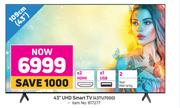 Samsung 43" UHD Smart TV 43TU7000