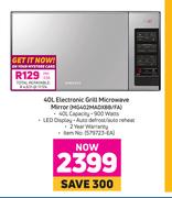 Samsung 40L Electronic Grill Microwave Mirror MG402MADXBB/FA