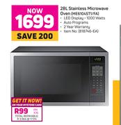 Samsung 28L Stainless Microwave Oven ME6104ST1/FA