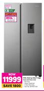 Hisense 516L Side By Side Fridge Inox H670SIA-WD