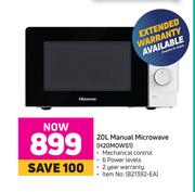 Hisense 20L Manual Microwave H20MOWS1